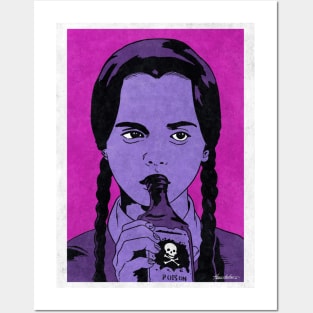 WEDNESDAY - The Addams Family (Pop Art) Posters and Art